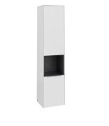 Пенал Villeroy & Boch Subway 3.0 40х36,2х171 см петли слева ДСП бриллиантовый белый/ручка алюминий глянцевый C58800VE