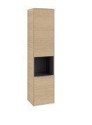 Пенал Villeroy & Boch Subway 3.0 40х36,2х171 см петли слева ДСП северный дуб/ручка алюминий глянцевый C58800VJ