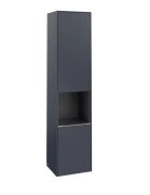 Пенал Villeroy & Boch Subway 3.0 40х36,2х171 см петли слева ДСП морской синий/ручка алюминий глянцевый C58800VQ