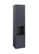 Пенал Villeroy & Boch Subway 3.0 40х36,2х171 см петли слева ДСП морской синий/ручка вулканический черный C58801VQ