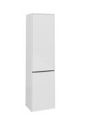 Пенал Villeroy & Boch Subway 3.0 45х36,2х171 см петли справа ДСП бриллиантовый белый/ручка вулканический черный C59301VE