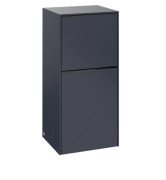 Шкафчик для ванной Villeroy & Boch Subway 3.0 40х36,2 см петли слева ДСП морской синий/ручка монохром C59402VQ