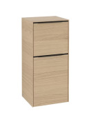 Шкафчик для ванной Villeroy & Boch Subway 3.0 40х36,2 см петли справа ДСП северный дуб/ручка вулканический черный C59501VJ