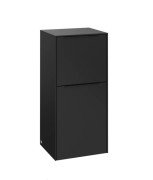 Шкафчик для ванной Villeroy & Boch Subway 3.0 40х36,2 см петли справа ДСП вулканический черный/ручка вулканический черный C59501VL