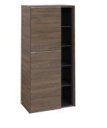 Полупенал Villeroy & Boch Subway 3.0 57,4х36,2х120 см петли слева ДСП дуб аризона/ручка алюминий глянцевый C59800VH