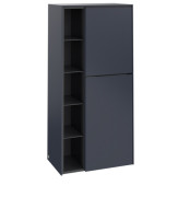 Напівпенал Villeroy & Boch Subway 3.0 57,4х36,2х120 см петлі праворуч ДСП морський синій/ручка монохром C59902VQ