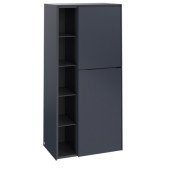 Полупенал Villeroy & Boch Subway 3.0 57,4х36,2х120 см петли справа ДСП морской синий/ручка монохром C59902VQ