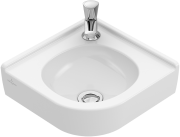 Раковина кутова Villeroy & Boch O.novo 40х32 см санітарна кераміка CeramicPlus альпійський білий 731033R1