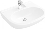 Раковина Villeroy & Boch O.novo 55х45 см санитарная керамика CeramicPlus альпийский белый 516056R1