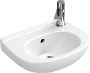 Раковина Villeroy & Boch O.novo 36х27 см санітарна кераміка з переливом CeramicPlus альпійський білий 536038R1