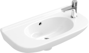 Раковина Villeroy & Boch O.novo 50х25 см санитарная керамика CeramicPlus альпийский белый 536150R1