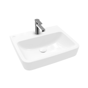 Раковина Villeroy & Boch O.novo 55х46см без переливу санітарна кераміка альпійський білий 4A415601
