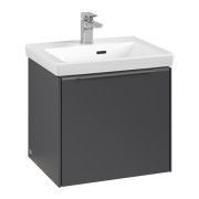Тумба під раковину Villeroy & Boch Subway 3.0 47,3х42,9 см ДСП/алюміній графіт C580L0VR
