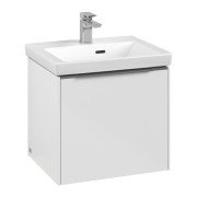 Тумба під раковину Villeroy & Boch Subway 3.0 47,3,х42,9 см ДСП/алюміній білий діамант C580L0VE