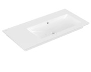 Раковина Villeroy & Boch Venticello 100х50 см чаша справа санитарная керамика CeramicPlus каменный белый 4134R3RW