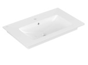 Раковина Villeroy&Boch Venticello 80х50 см з переливом санітарна кераміка CeramicPlus альпійський білий 41048LR1