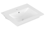 Раковина Villeroy&Boch Venticello 60х50 см шліфована санітарна кераміка альпійський білий 4124G601