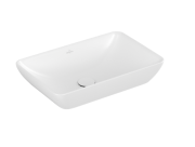 Раковина Villeroy & Boch Venticello 55х36 см с переливом санитарная керамика CeramicPlus каменный белый 411355RW