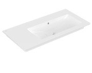 Раковина Villeroy&Boch Venticello 100х50 см чаша праворуч санітарна кераміка CeramicPlus кам'яний білий 4134R3RW