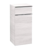 Шкафчик для ванной Villeroy & Boch Venticello 40,4х37,2 см петли слева ДСП/МДФ белое дерево/ручка хром A95001E8