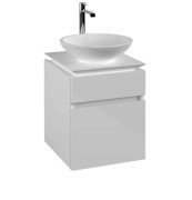 Тумба под раковину Villeroy & Boch Legato 45х50 см МДФ/ДСП глянцевый белый B56600DH