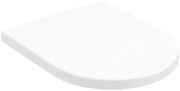 Сиденье с крышкой для унитаза Villeroy & Boch Subway 3.0 дюроспласт белый каменный 8M4261RW