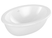 Раковина Villeroy&Boch Loop&Friends 48,5х32,5 см з переливом TitanCeram CeramicPlus альпійський білий 4A5400R1