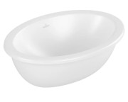 Раковина Villeroy & Boch Loop & Friends 48,5х32,5 см з переливом TitanCeram CeramicPlus кам'яний білий 4A5400RW