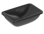 Раковина Villeroy & Boch Loop & Friends 54х34 см без перелива TitanCeram CeramicPlus Ebony (черный матовый) 4A5701S5