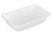 Раковина Villeroy & Boch Loop & Friends 61,5х38 см без перелива TitanCeram альпийский белый 4A580101