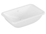 Раковина Villeroy&Boch Loop&Friends 45х28 см з переливом TitanCeram CeramicPlus кам'яний білий 4A5600RW