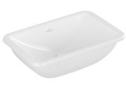 Раковина Villeroy&Boch Loop&Friends 45х28 см без переливу TitanCeram CeramicPlus альпійський білий 4A5601R1