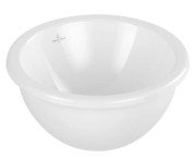 Раковина Villeroy & Boch Loop & Friends ⌀38см без перелива TitanCeram альпийский белый 4A520101