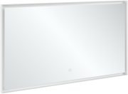 Зеркало в ванную комнату Villeroy & Boch Subway 3.0 140х75 см с подсветкой алюминий биколор  A46314BC