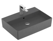 Раковина Villeroy & Boch Memento 2.0 60х42 см с переливом TitanCeram CeramicPlus графит 4A0760i4