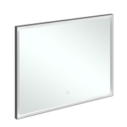 Дзеркало у ванну кімнату Villeroy & Boch Subway 3.0 100х75 см з підсвічуванням алюміній біколор A46310BC