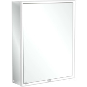 Шафка для ванної Villeroy & Boch My View Now 60x75 см з підсвічуванням алюміній/дзеркало A4576R00