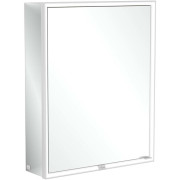 Шафка для ванної Villeroy & Boch My View Now 60x75 см з підсвічуванням алюміній/дзеркало A4576L00
