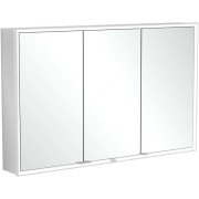 Шафка для ванної Villeroy & Boch My View Now 120x75 см з підсвічуванням алюміній/дзеркало A4571200