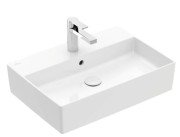 Раковина Villeroy & Boch Memento 2.0 60х42 см з переливом TitanCeram CeramicPlus кам'яний білий 4A0760RW