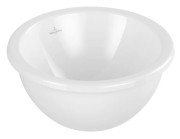 Раковина Villeroy & Boch Loop & Friends ⌀39 см с переливом TitanCeram альпийский белый 4A590001