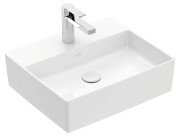 Раковина Villeroy & Boch Memento 2.0 50х42 см без перелива TitanCeram альпийский белый 4A075101