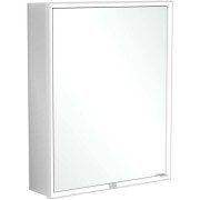 Шкафчик для ванной Villeroy & Boch My View Now 60x75 см с подсветкой алюминий/зеркало A4566L00