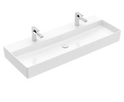 Раковина Villeroy & Boch Memento 2.0 120х47 см без перелива шлифованная TitanCeram альпийский белый 4A22CG01