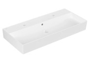 Раковина Villeroy & Boch Memento 2.0 100х47 см з переливом TitanCeram CeramicPlus кам'яний білий 4A22A4RW