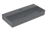 Раковина Villeroy & Boch Memento 2.0 100х47 см без переливу TitanCeram CeramicPlus графіт 4A22A2I4