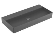 Раковина Villeroy & Boch Memento 2.0 100х47 см без переливу TitanCeram CeramicPlus графіт 4A22A3I4