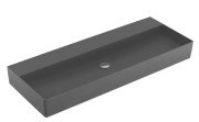 Раковина Villeroy & Boch Memento 2.0 120х47 см без переливу шліфована TitanCeram CeramicPlus графіт 4A22CFI4