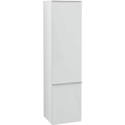 Пенал Villeroy & Boch Venticello 40,4х37,2х154,6 см петли слева МДФ стекло глянцевое белое/ручка хром A95101RE