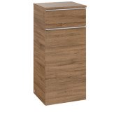 Шкафчик для ванной Villeroy & Boch Venticello 40,4х37,2 см петли справа ДСП дуб канзас/ручка алюминий белый A95012RH
